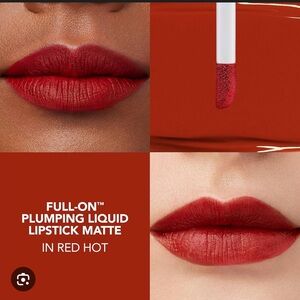 Buxom red hot matte FULL-ON™ PLUMPING LIP CREAM liquid lipstick